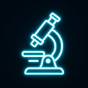 icon_education_microscope_glow_effect icon preview