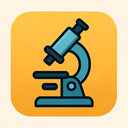 icon_education_microscope_iconic icon preview