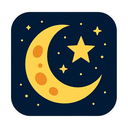 icon_education_moon_bold icon preview