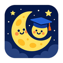 icon_education_moon_cartoon icon preview