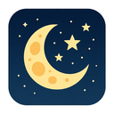 icon_education_moon_filled icon preview