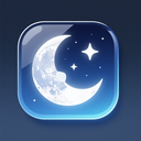icon_education_moon_glassy icon preview
