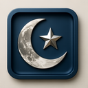 icon_education_moon_metallic icon preview
