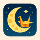 icon_education_moon_origami icon preview