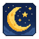 icon_education_moon_pixel_art icon preview