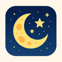 icon_education_moon_rounded icon preview