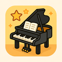 icon_education_piano_cartoon icon preview