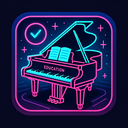 icon_education_piano_cyberpunk icon preview