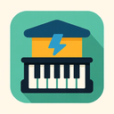 icon_education_piano_flat_design icon preview