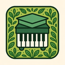 icon_education_piano_organic_pattern icon preview