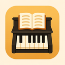 icon_education_piano_rounded icon preview