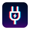 icon_education_plug_digital_glitch icon preview