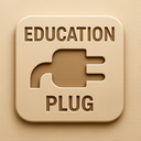 icon_education_plug_embossed icon preview