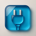 icon_education_plug_glassy icon preview