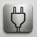 icon_education_plug_metallic icon preview