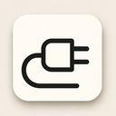 icon_education_plug_minimalist icon preview