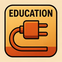 icon_education_plug_retro icon preview