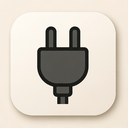 icon_education_plug_rounded icon preview