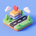 icon_education_road_3d_isometric icon preview