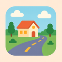 icon_education_road_flat_pastel icon preview
