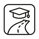 icon_education_road_minimal_outline icon preview