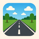 icon_education_road_symmetrical icon preview