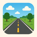 icon_education_road_thin icon preview