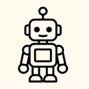 icon_education_robot_line_art icon preview