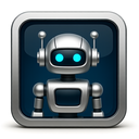 icon_education_robot_metallic icon preview