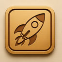 icon_education_rocket_embossed icon preview