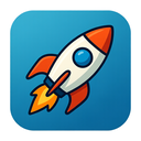 icon_education_rocket_sharp_edges icon preview