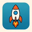 icon_education_rocket_symmetrical icon preview