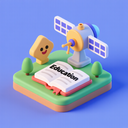 icon_education_satellite_3d_isometric icon preview
