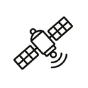 icon_education_satellite_line_art icon preview