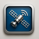 icon_education_satellite_metallic icon preview