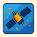icon_education_satellite_pixel_art icon preview
