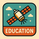 icon_education_satellite_retro icon preview