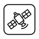 icon_education_satellite_thin icon preview