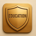 icon_education_shield_embossed icon preview