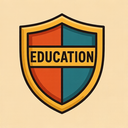 icon_education_shield_retro icon preview