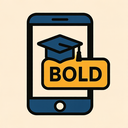 icon_education_smartphone_bold icon preview