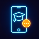 icon_education_smartphone_glow_effect icon preview