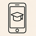 icon_education_smartphone_minimal_outline icon preview
