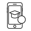 icon_education_smartphone_outline icon preview