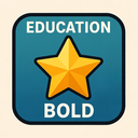 icon_education_star_bold icon preview