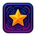 icon_education_star_cyberpunk icon preview