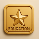 icon_education_star_embossed icon preview