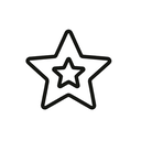 icon_education_star_minimal_outline icon preview