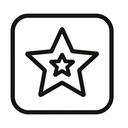icon_education_star_monochrome icon preview
