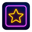 icon_education_star_neon icon preview